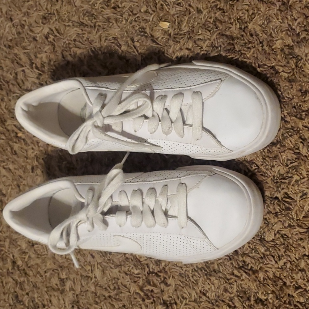 Nike white shoes